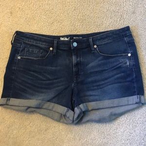 Denim shorts